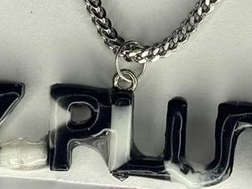 Beautiful resin pendant 